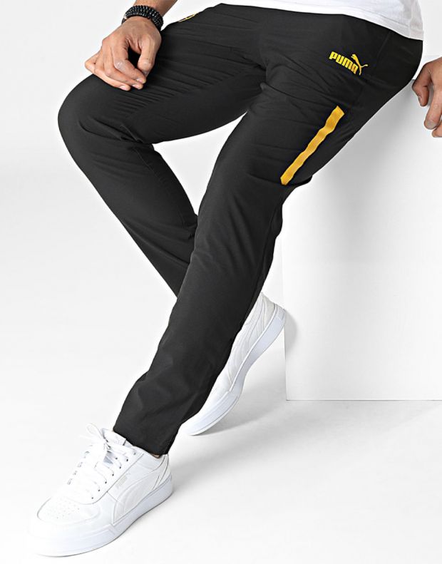 PUMA x Manchester City FC Woven Pants Black/Yellow - 769672-08 - 3