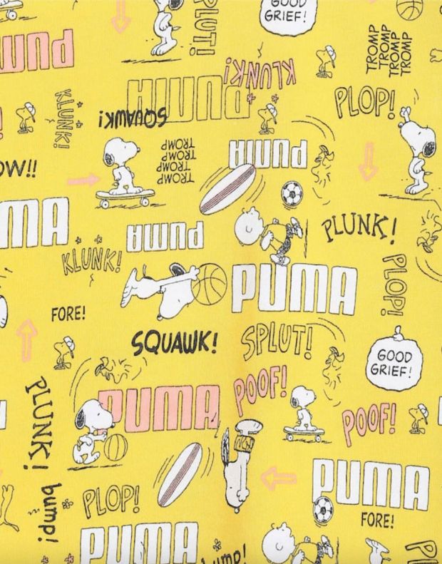 PUMA x Peanuts AOP Tee Yellow - 530647-37 - 3