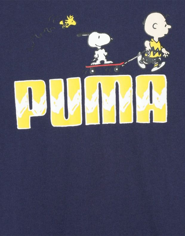 PUMA x Peanuts Graphic Kids Tee Blue - 599463-06 - 3
