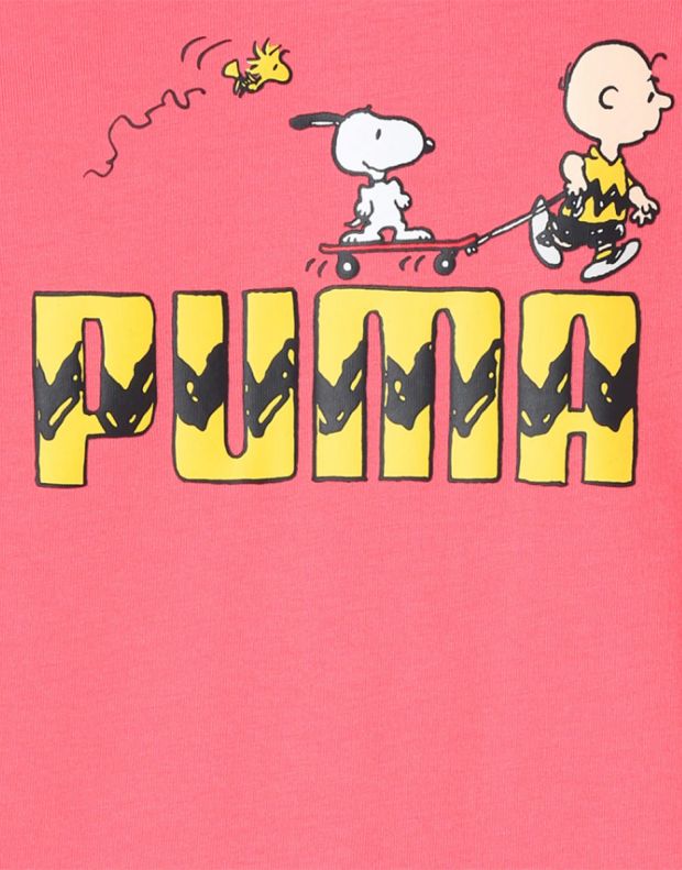 PUMA x Peanuts Graphic Kids Tee Pink - 599463-42 - 3