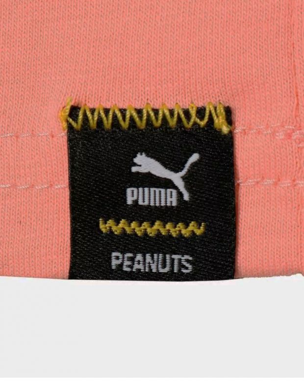 PUMA x Peanuts Relaxed Tee Pink - 599458-26 - 4