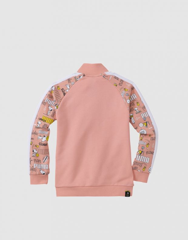 PUMA x Peanuts Kids' Track Jacket Pink - 599460-26 - 2