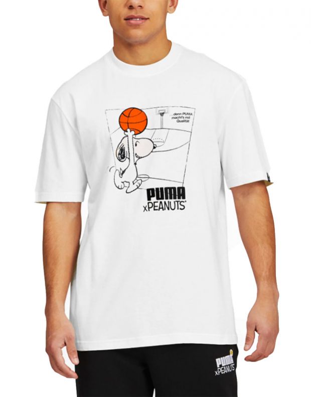 PUMA x Peanuts Tee White - 530616-02 - 1