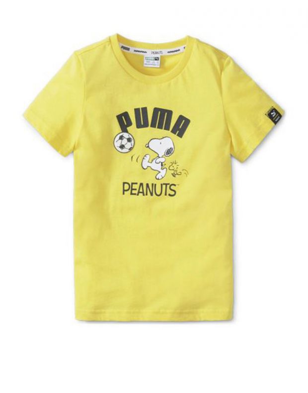 PUMA x Peanuts Hockey Tee Yellow - 531819-37 - 1