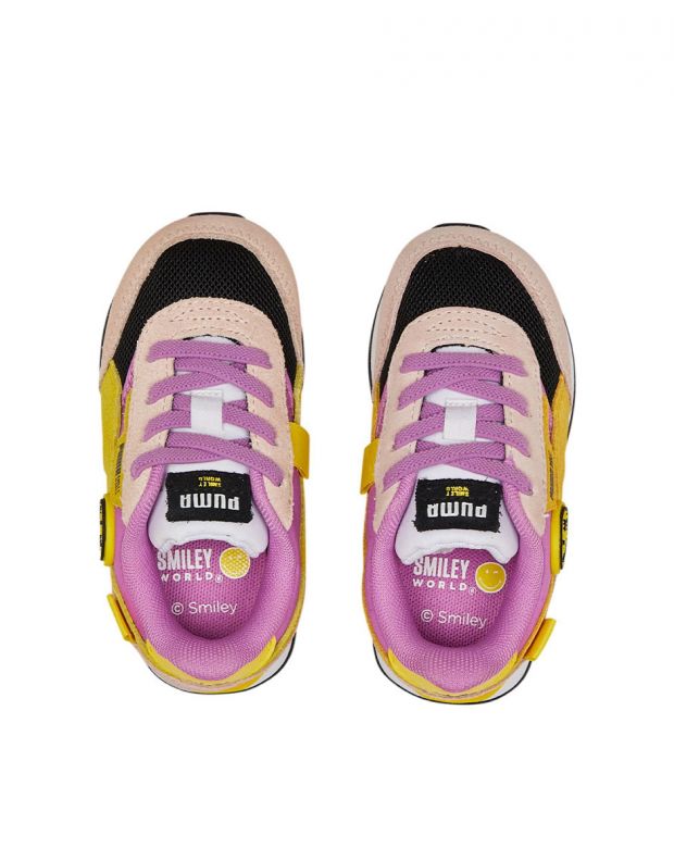 PUMA x Smiley World Future Rider Shoes Pink - 386136-02 - 5