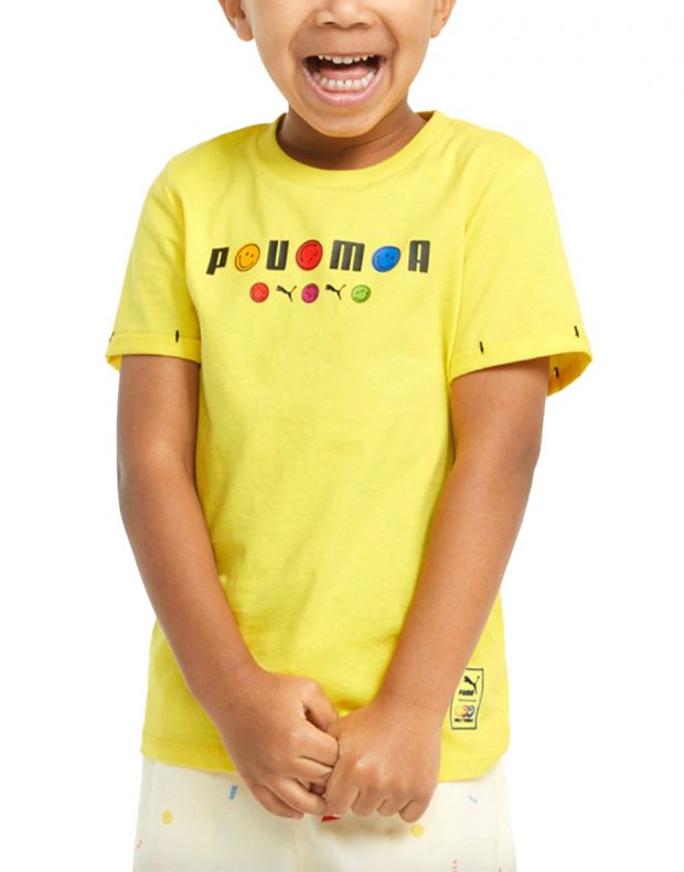 PUMA x Smiley World Tee Yellow - 533414-74 - 1