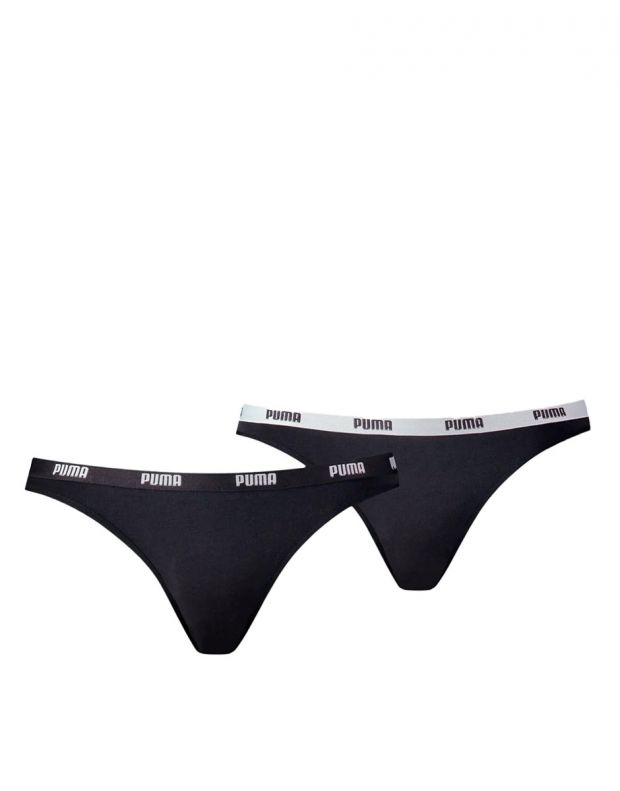PUMA 2-Pack Iconic Bikini Slip Black - 603031001-200 - 1