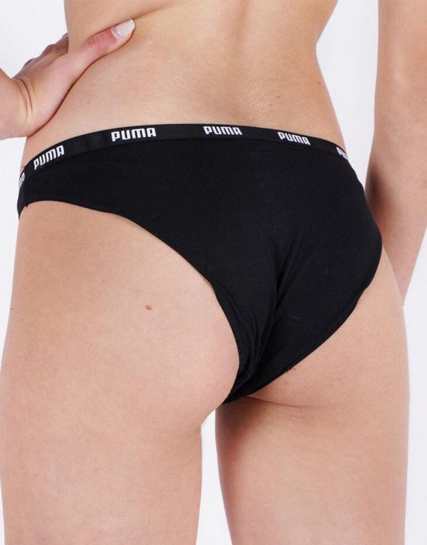 PUMA 2-Pack Iconic Bikini Slip Black - 603031001-200 - 5