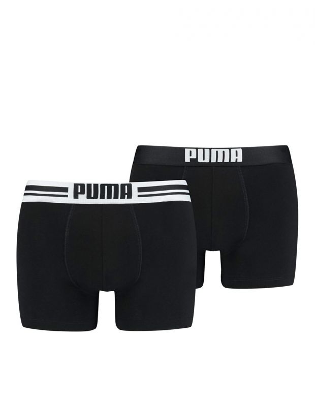 PUMA 2-pack Placed Logo Boxer Black - 651003001-200 - 1