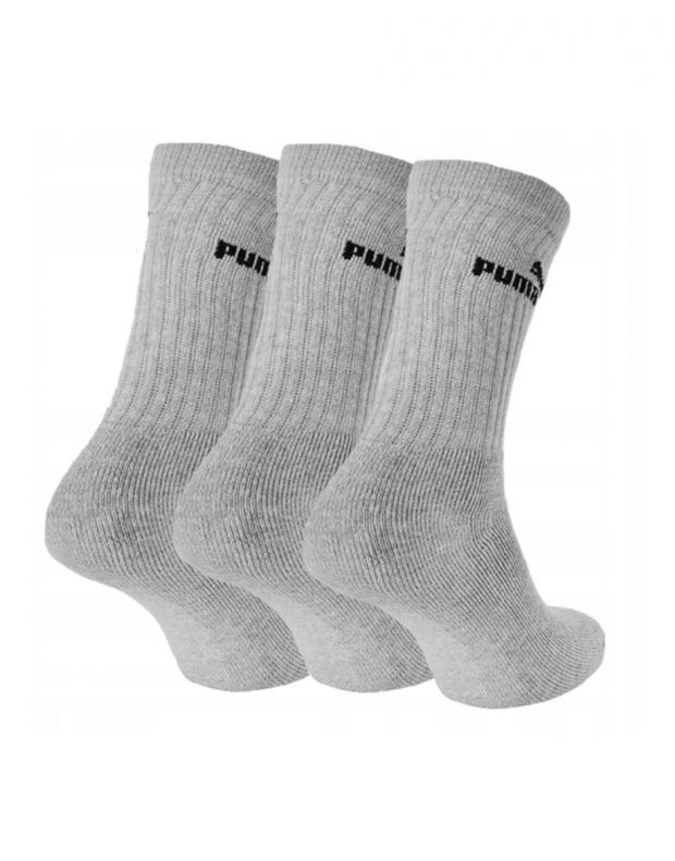 PUMA 3-Pack Sport Socks Grey - 7308-400 - 2