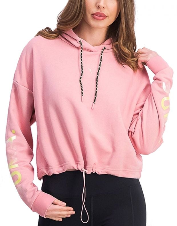 PUMA Chase Cropped Hoodie Pink - 595935-14 - 1