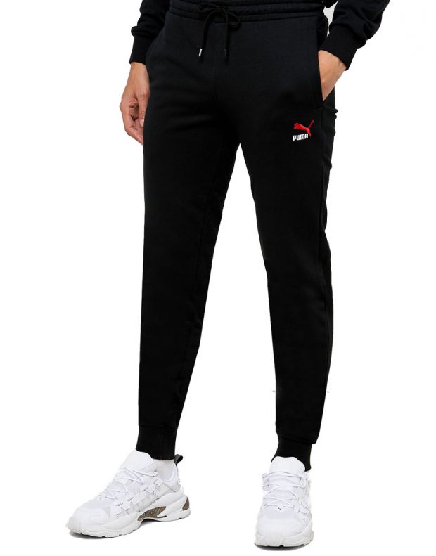 PUMA Classics Logo Sweat Pants Black - 596701-01 - 1