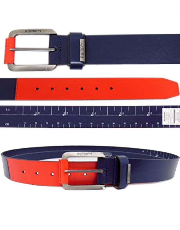 PUMA Colorblock Cut To Lenght Belt Blue/Orange - 908120-02 - 2