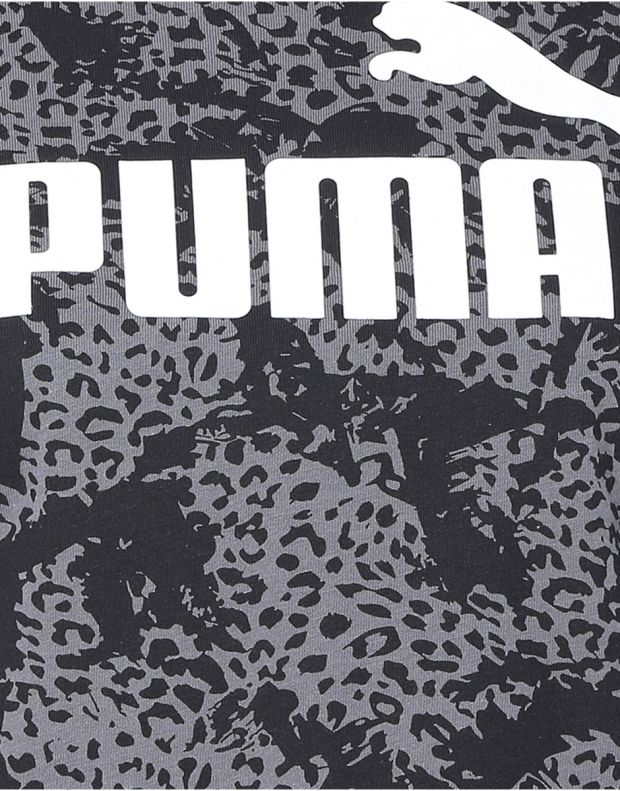 PUMA Elevated ESS Cropped Logo Aop Tee Black - 580392-01 - 3