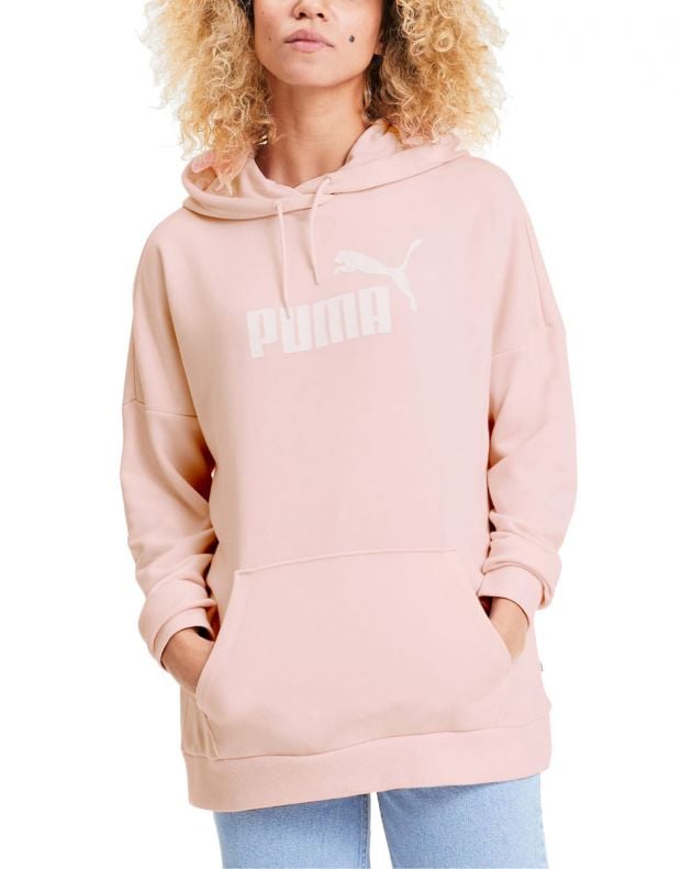 PUMA Essentials Elongated Hoodie Pink - 581407-17 - 1