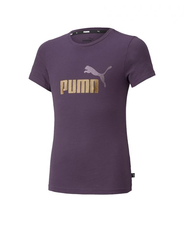 PUMA Essentials+ Logo Tee Purple - 587041-96 - 1