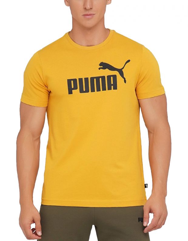 PUMA Essentials Logo Tee Yellow - 586667-37 - 1