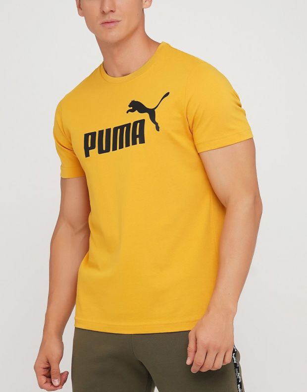 PUMA Essentials Logo Tee Yellow - 586667-37 - 3