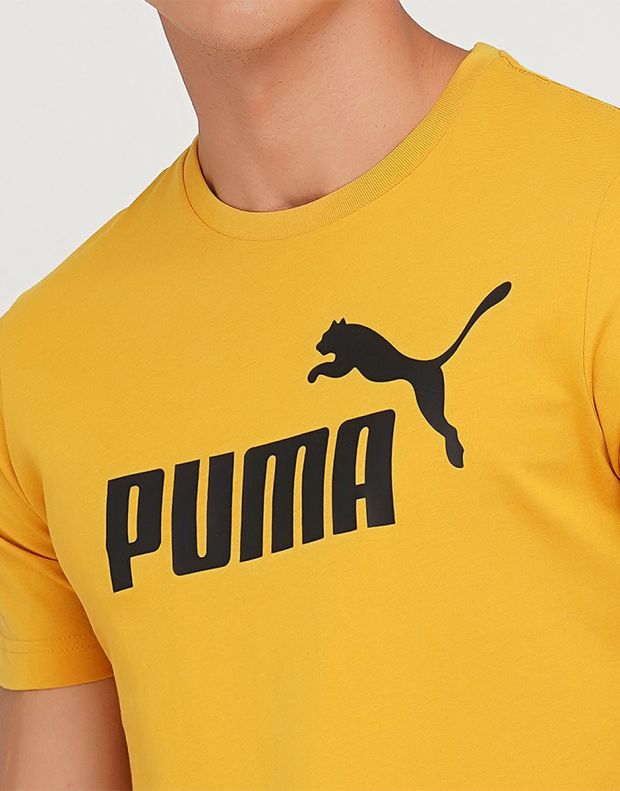 PUMA Essentials Logo Tee Yellow - 586667-37 - 4
