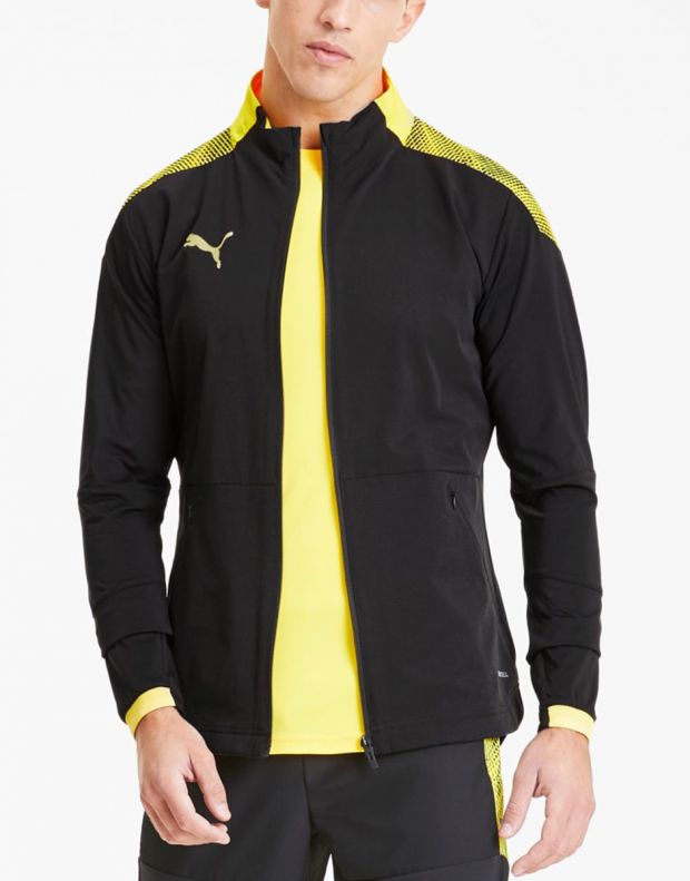 PUMA FtblNXT Pro Jacket Black/Yellow - 657010-04 - 3