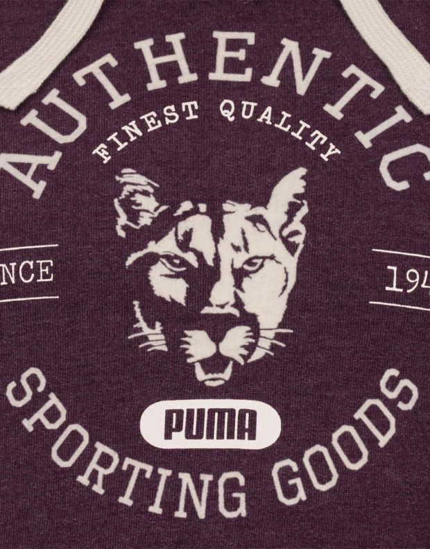 PUMA Fun Athletics Fleece Hoodie Purple - 829915-09 - 6