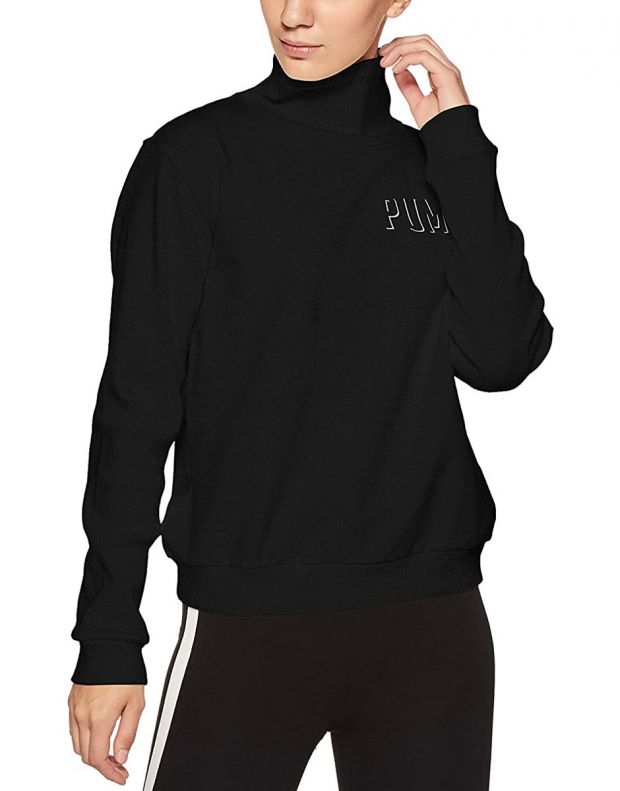 PUMA Fusion Turtleneck Sweatshirt Black - 592365-01 - 1