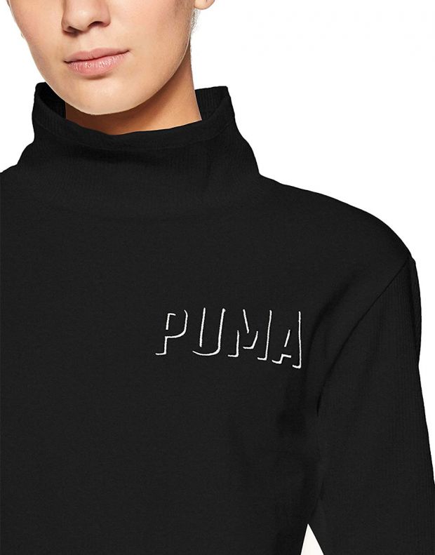 PUMA Fusion Turtleneck Sweatshirt Black - 592365-01 - 4