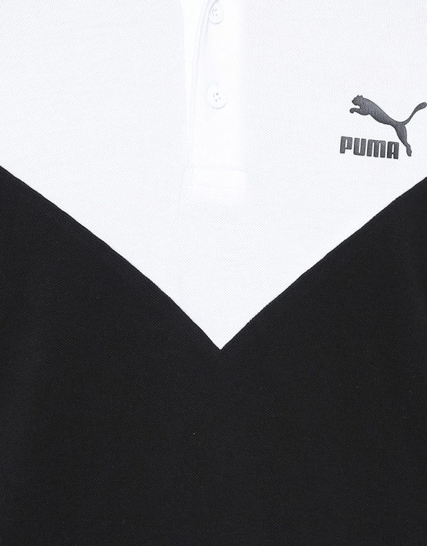 PUMA Iconic MCS Slim Polo Black - 596440-01 - 5