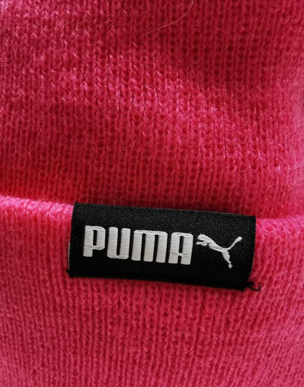 PUMA LS Core Knit Pom Pom Beanie Pink - 021374-04 - 4