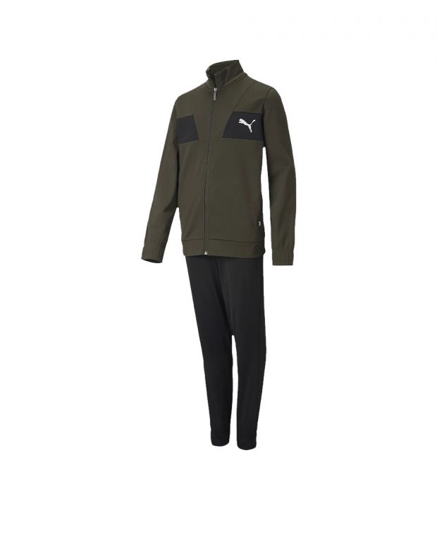 PUMA Poly Suit Cl B Tracksuit Green - 583252-70 - 1