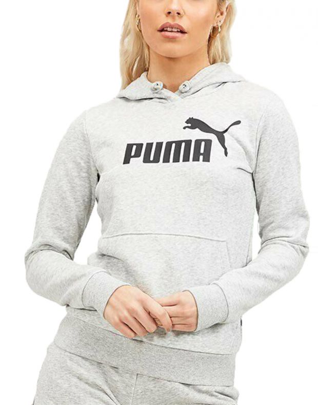 PUMA Puma Ess Logo Hoodie W Grey - 586788-04 - 1