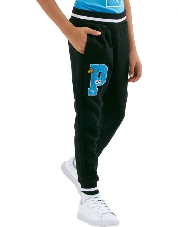 PUMA Sesame Street Sweat Pants Black - 580356-01 - 1