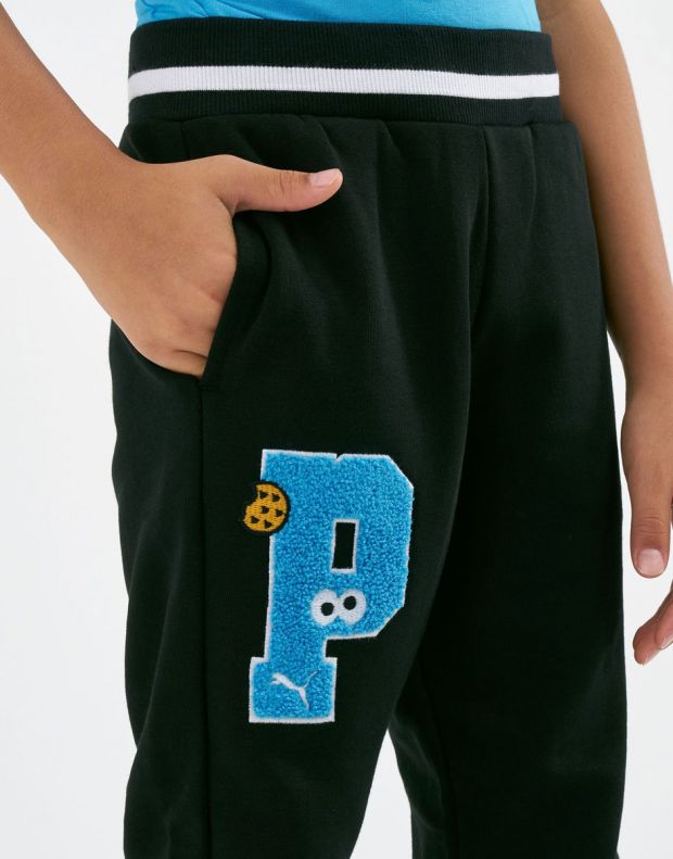 PUMA Sesame Street Sweat Pants Black - 580356-01 - 3