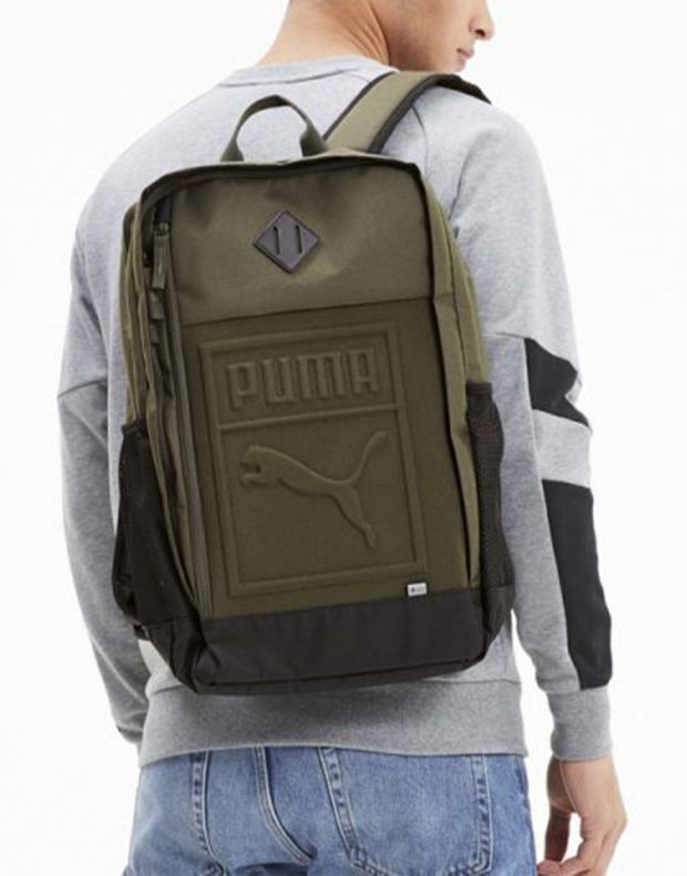 PUMA Square Backpack Olive - 075581-15 - 4