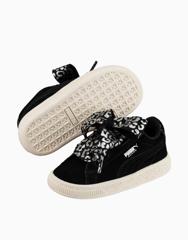 PUMA Suede Heart Athluxe Sneakers Black - 366846-01 - 3