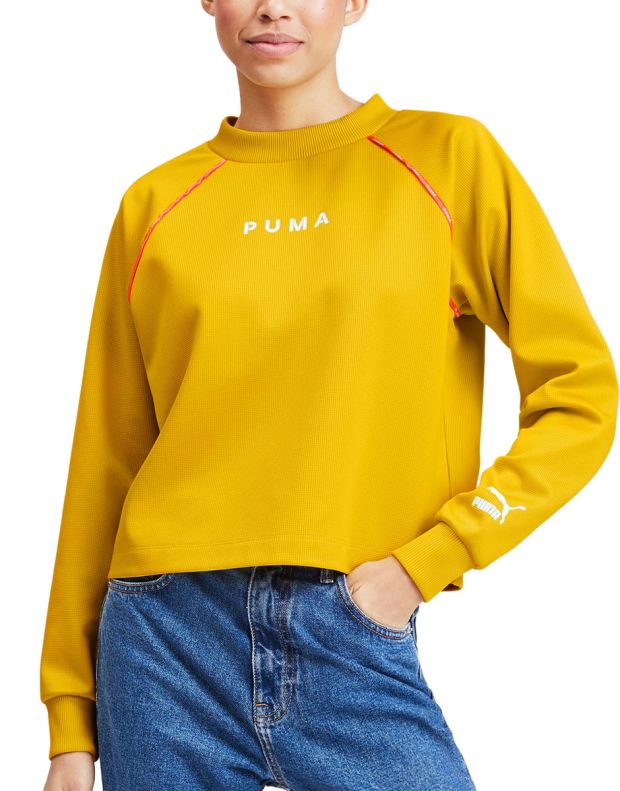 PUMA XTG Crew Sweatshirt Yellow - 595960-20 - 1