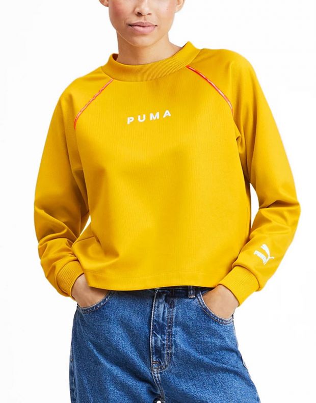 PUMA XTG Crew Sweatshirt Yellow - 595960-20 - 3
