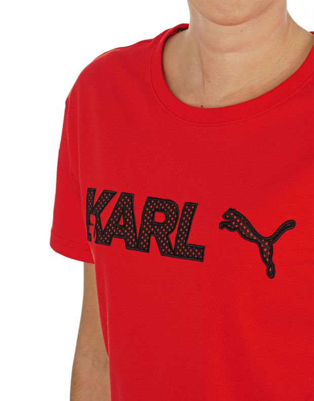 PUMA X Karl Lagerfeld High Risk Tee Red - 595565-47 - 3