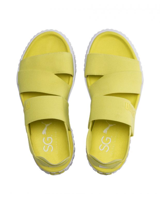 PUMA X Selena Gomez Cali Sandals Yellow - 370758-01 - 5