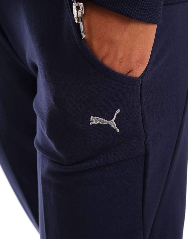 PUMA French Terry Tracksuit Navy - 839313-04 - 4