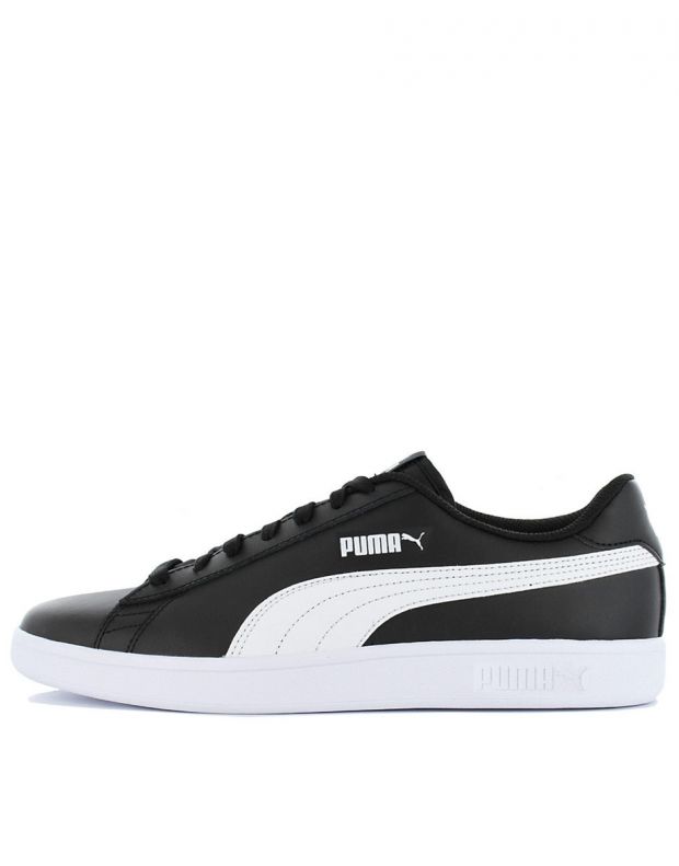 PUMA Smash V2 Leather Shoes Black - 365215-04 - 1