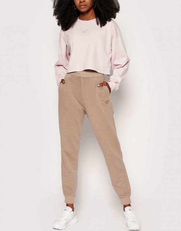 REEBOK Classic Oversize Long Sleeve Blouse Pink - GS1680 - 4