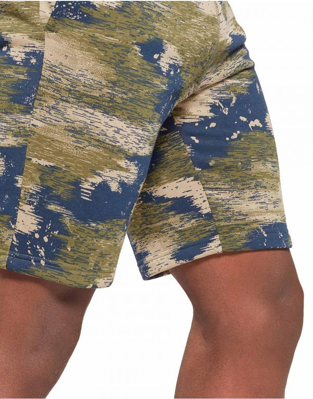 REEBOK Identity Modern Camo Fleece Shorts Green - HS9420 - 4