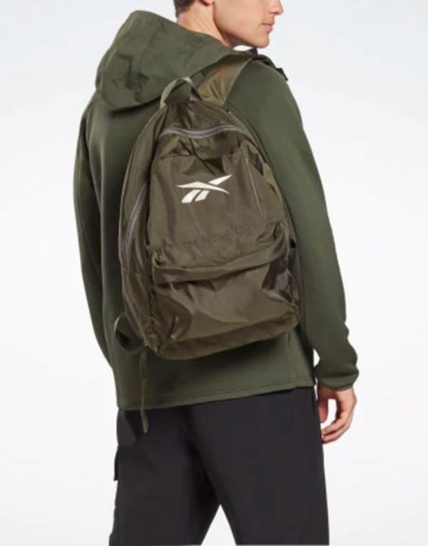 REEBOK Linear Logo Backpack Green - GG6755 - 6