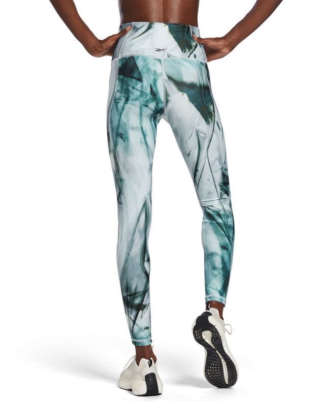 REEBOK Lux Bold High-Waisted Liquid Abyss Print Leggings Multicolor - H56388 - 2