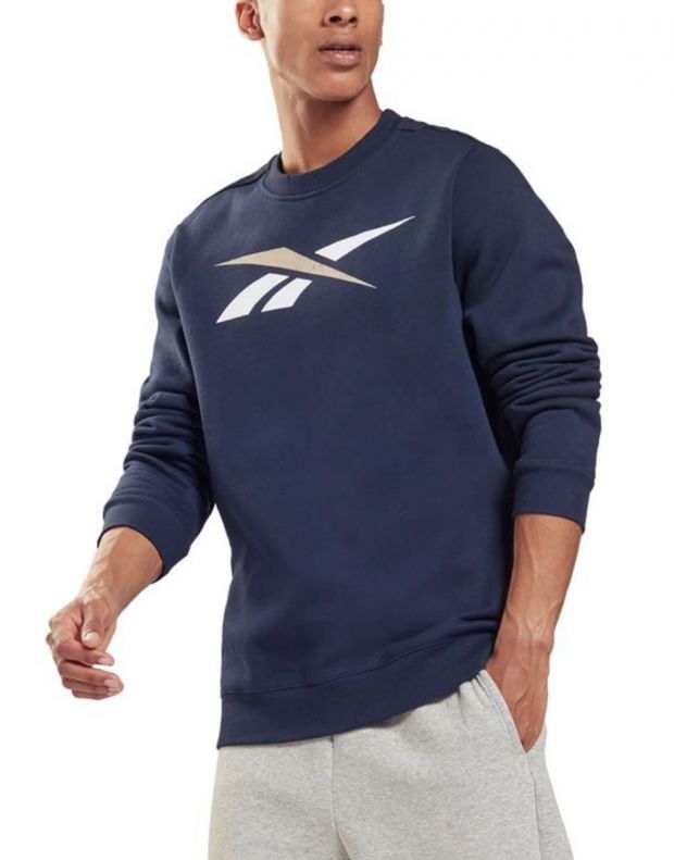 REEBOK Training Essentials Sweatshirt Blue - H62070 - 1