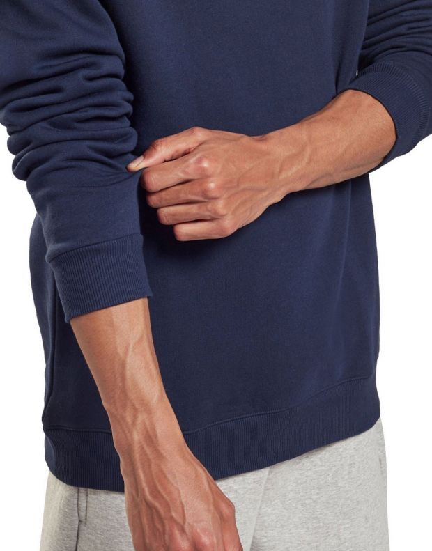 REEBOK Training Essentials Sweatshirt Blue - H62070 - 4