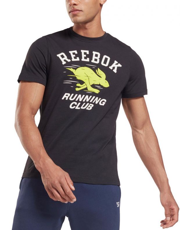REEBOK Running Novelty Training T-Shirt Black - GS4225 - 1