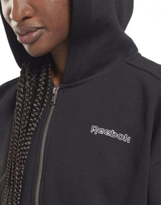 REEBOK Training Essentials Piping Hooded Tracksuit Black - HE2275 - 4