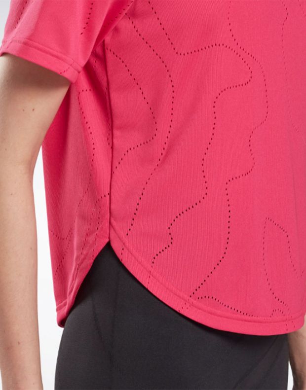 REEBOK United By Fitness Perforated Tee Pink - GS6369 - 4